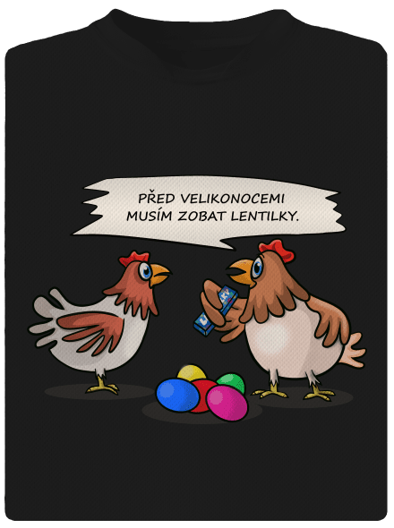 Slepice před Velikonocemi
