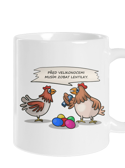 Slepice před Velikonocemi