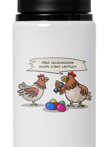 Slepice před Velikonocemi