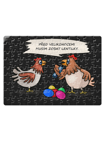 Slepice před Velikonocemi