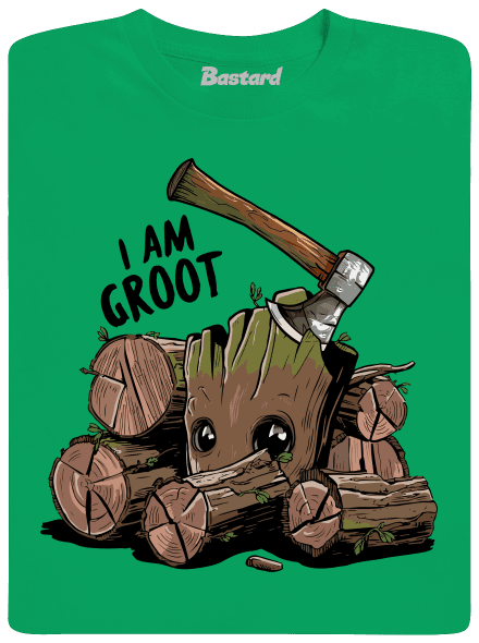I Am Groot pánské tričko Kelly Green