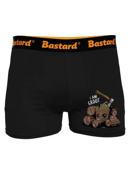 I Am Groot boxerky Black