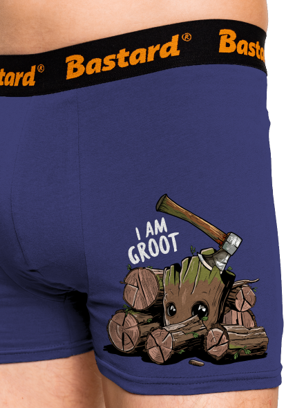 I Am Groot boxerky Blue Navy