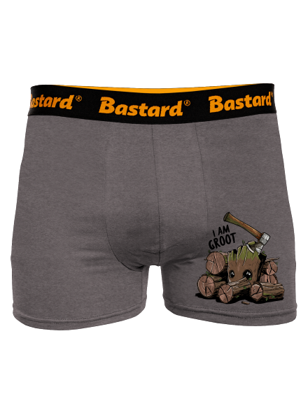 I Am Groot boxerky Gray Melange