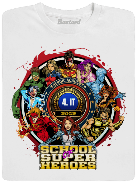 Školní potisk Super school