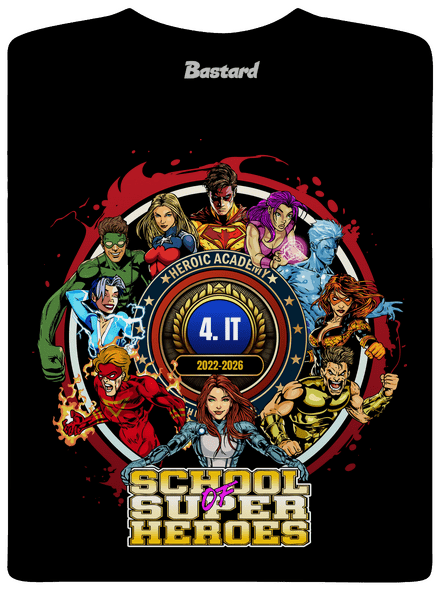 Školní potisk Super school