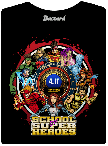 Školní potisk Super school