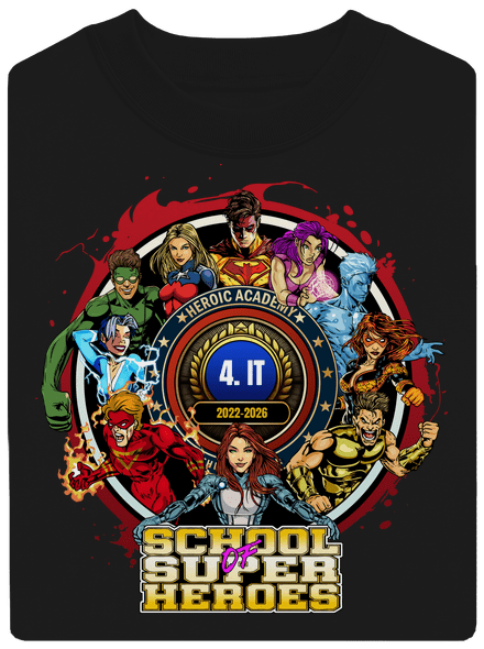 Školní potisk Super school