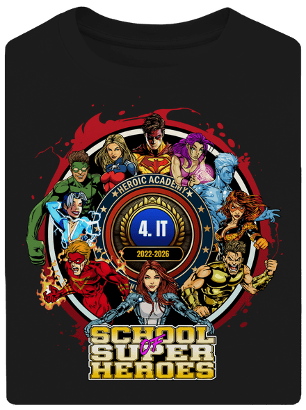 Školní potisk Super school