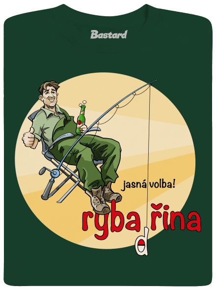 Rybadřina pánské tričko Bottle Green