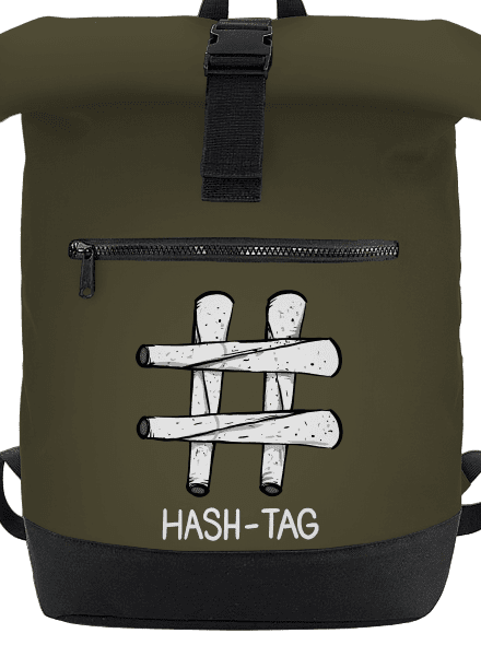 Hash tag batoh  Military Green