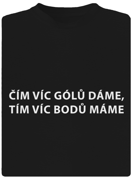 Čím víc gólů dáme, tím víc bodů máme