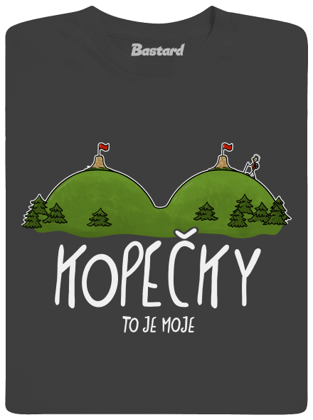 Kopečky pánské tričko Dark Grey