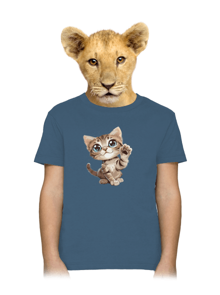 Tlapku na to dětské tričko Denim