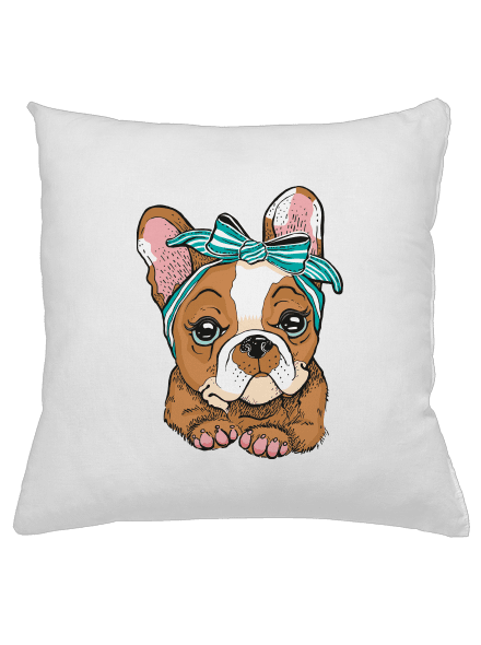 Francouzský buldoček v pin up stylu