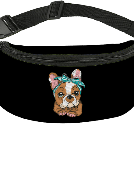 Francouzský buldoček v pin up stylu