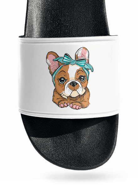 Francouzský buldoček v pin up stylu