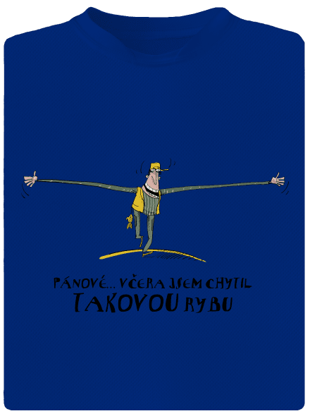 Takovou rybu jsem chytil