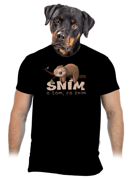 Sním o tom, co sním pánské tričko Black
