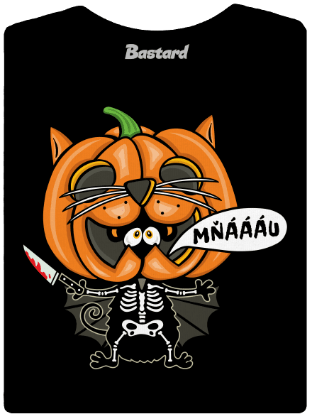 Halloweenská kočička
