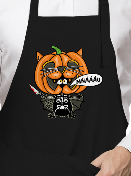 Halloweenská kočička