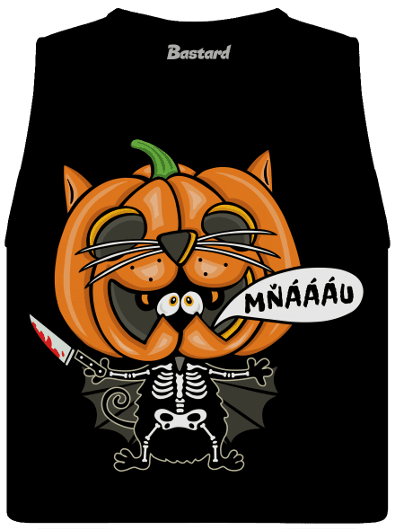 Halloweenská kočička