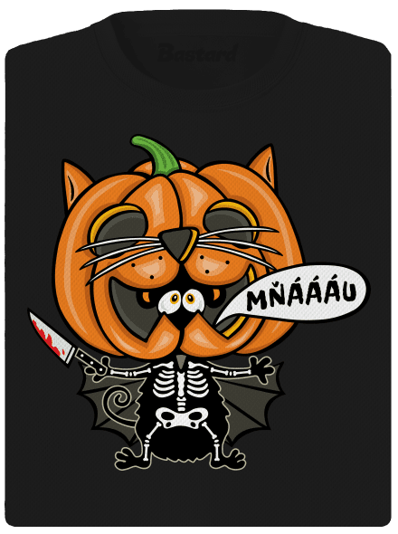Halloweenská kočička