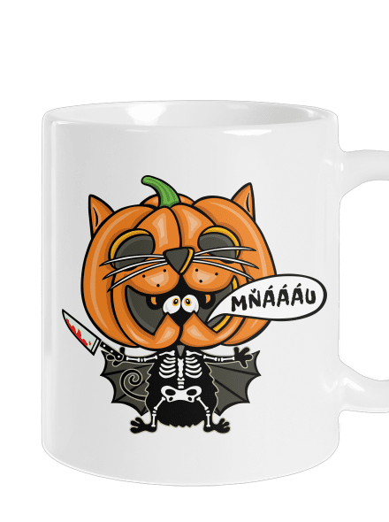 Halloweenská kočička