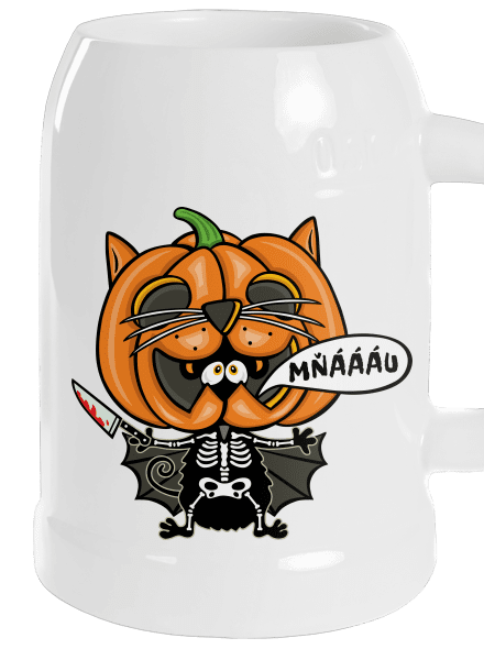 Halloweenská kočička