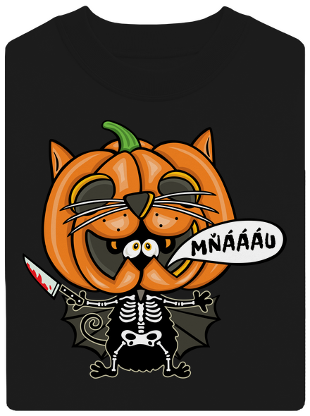 Halloweenská kočička