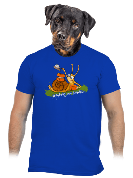 Makám na baráku pánské tričko Royal Blue