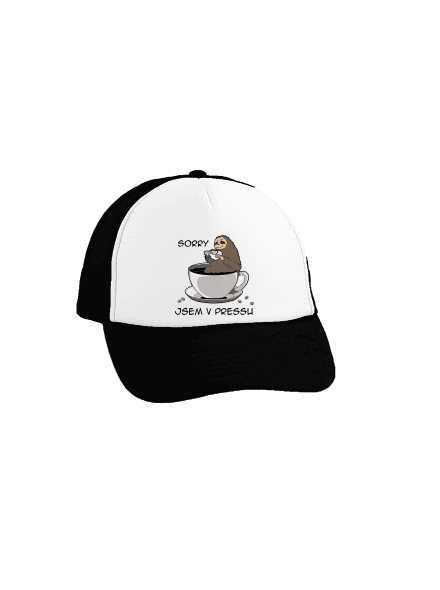 V pressu kšiltovka Black cap