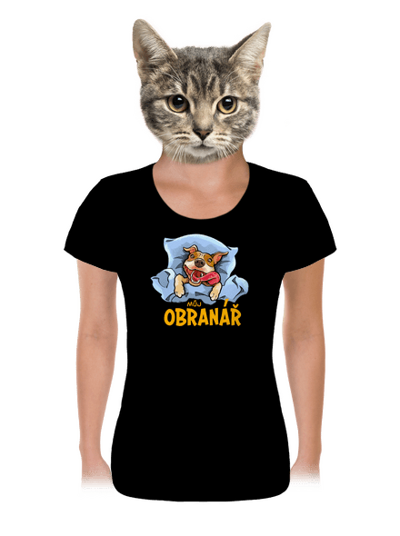 Můj obranář dámské tričko Black