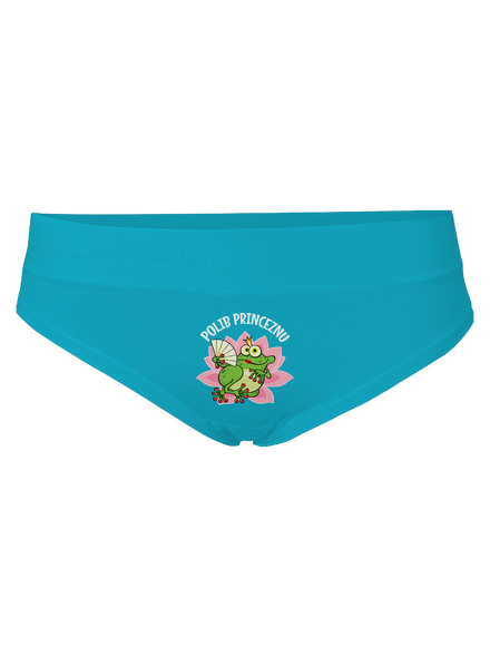 Polib princeznu a prince dámské kalhotky Turquoise