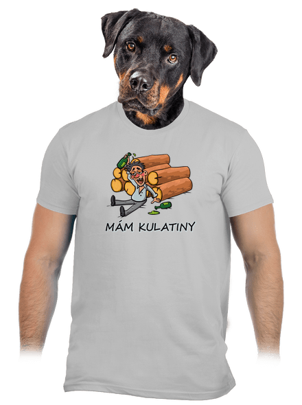 Mám kulatiny pánské tričko Pacific Grey