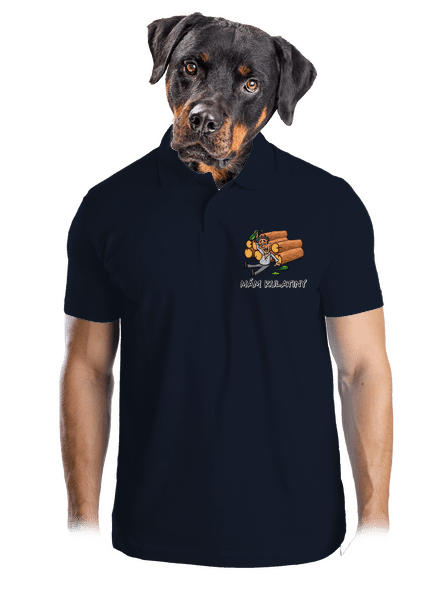 Mám kulatiny pánská polokošile Navy Mal