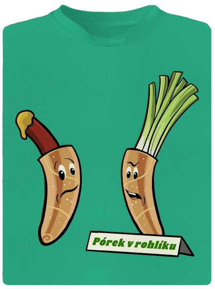 Pórek v rohlíku