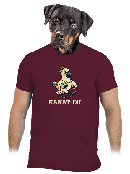 Kakat-du pánské tričko Burgundy