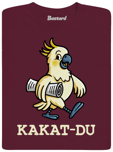 Kakat-du pánské tričko Burgundy