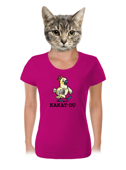 Kakat-du dámské tričko Fuchsia Red