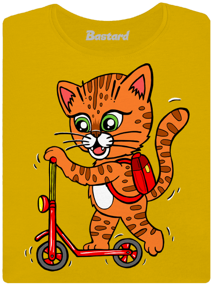 Kočka na koloběžce