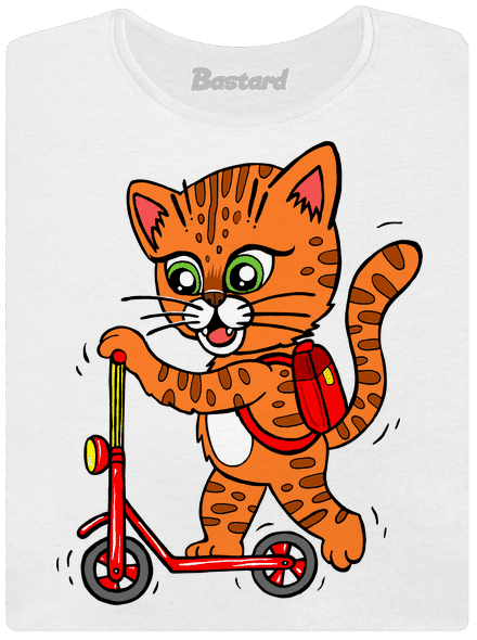 Kočka na koloběžce