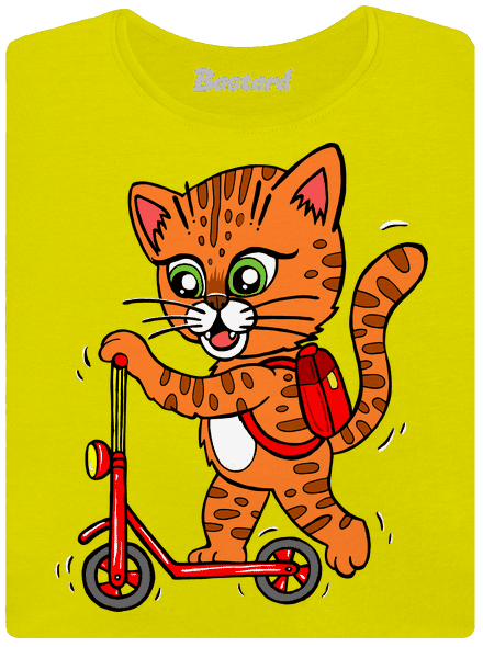 Kočka na koloběžce