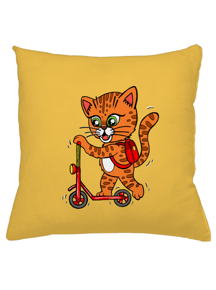 Kočka na koloběžce