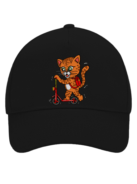 Kočka na koloběžce