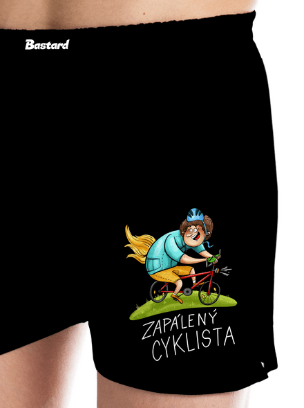 Zapálený cyklista