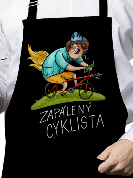 Zapálený cyklista