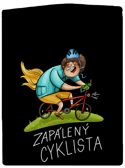 Zapálený cyklista
