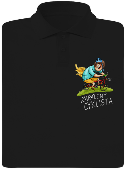 Zapálený cyklista