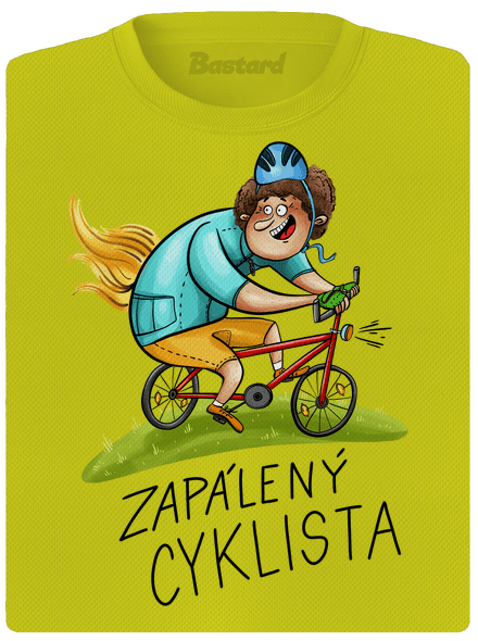 Zapálený cyklista